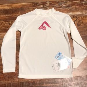 🆕 Girls Kanu Long Sleeve Rashguard size 10